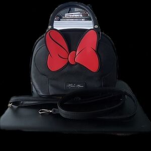 Disney Loungefly Minne Mouse Domed Satchel Crossbody